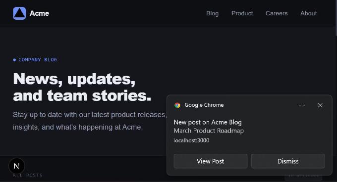 How to Add Web Push Notifications to a Next.js App