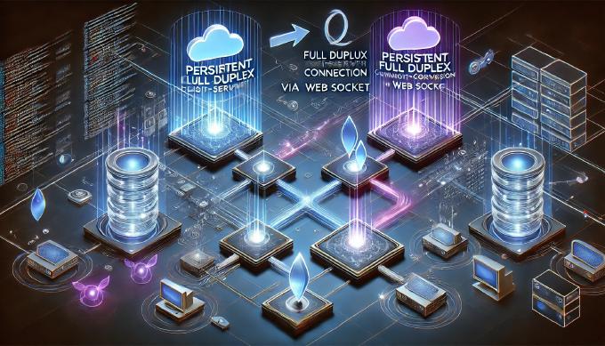 Persistent Full Duplex Client-Server Connection via Web Socket